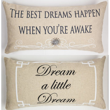 Dream a Little Dream Reversible Pillow Cover