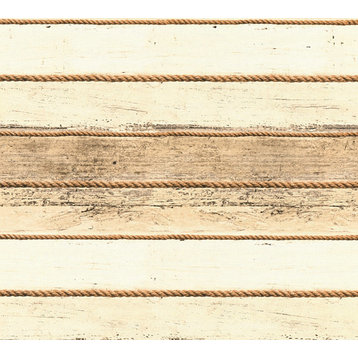 Modern Non-Woven Wallpaper - DW346353402 Wood n Stone Wallpaper, Roll