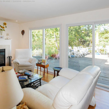 New Patio Doors in Spectacular Living Room - Renewal by Andersen Long Island & F