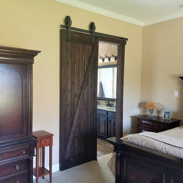 Cedar Barn Door in Honey stain