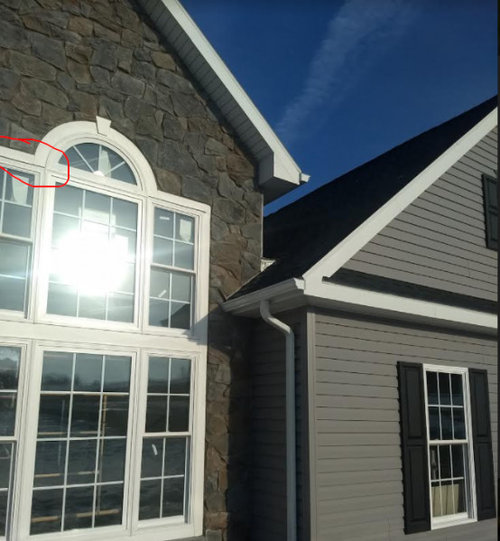 Arched radius window leaking | Houzz Forum