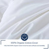 Delara Wool Duvet Insert Organic Cotton Shell, King, 108"x92"