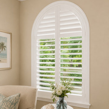 Architectural Shape Plantation Shutters for Arch Windows Stuart Palm City FL