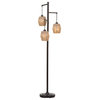 Oil Rubbed Bronze With Gold Highlights Floor Lamp