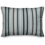 DDCG - Blue Stripes Throw Pillow - Bring some whimsical personality and character to your space with this folk-inspired decorative lumbar throw pillow. This patterned lumbar pillow makes the perfect accent piece because it can be mixed and matched with other pillows to create an eclectic, exciting style. Designed in the United States, this product makes a functional and fun accent piece for your home. The result is a beautiful design you're sure to love.