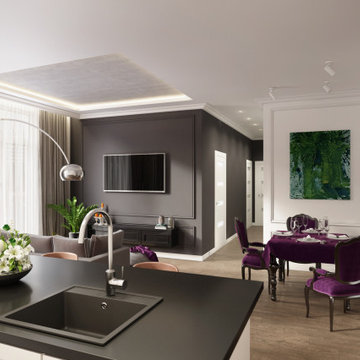 Appartment in Vienna. Living room