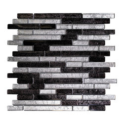 Bliss Crystal Mix Foiled - Mosaic Tile
