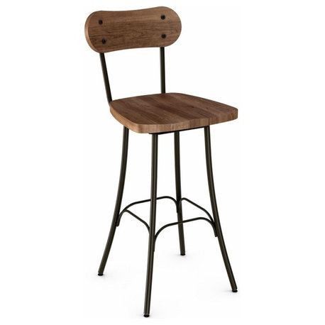 Amisco Bean Swivel Stool, 30"