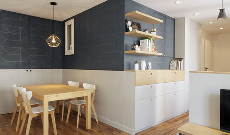 Vorher-Nachher: Makeover mit Einbauten für ein Apartment in Paris