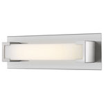 Z-Lite - Z-Lite 1926-20V-BN-LED Elara - 21.7" 15W 1 LED Bath Vanity - Spruce up a bath space with the Art Deco appeal ofElara 21.7" 15W 1 LE Brushed Nickel Frost *UL Approved: YES Energy Star Qualified: n/a ADA Certified: n/a  *Number of Lights: Lamp: 1-*Wattage:15w LED bulb(s) *Bulb Included:Yes *Bulb Type:LED *Finish Type:Brushed Nickel