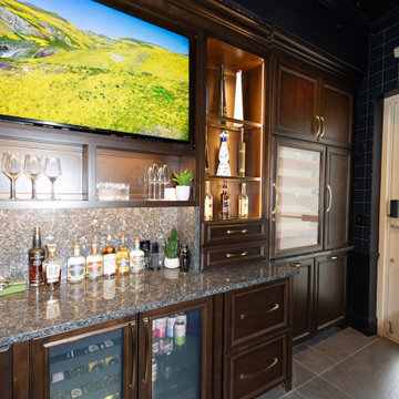 Luxe Home Lounge with Home Bar