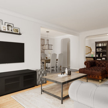 Living and dining room design