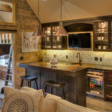 Cabin family room (lower level)