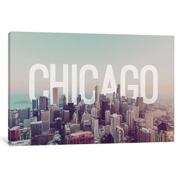 "Chicago" Print by 5by5collective, 26"x18"x1.5", 1-Piece
