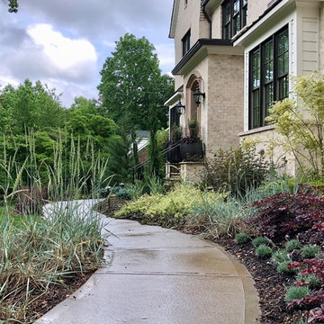 Pool-side Color Garden.