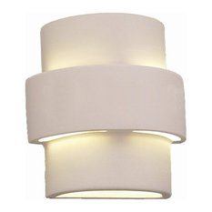 Caldwell Indoor Wall Light, Paintable Bisque