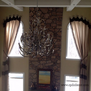 Living Room | Cuff Top Second Story Draperies