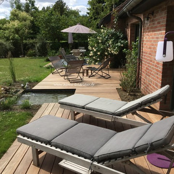 Conception et aménagement d'une terrasse à Croix (59-Nord)
