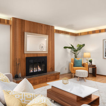 Mercer Island Mid Century Modern home stage