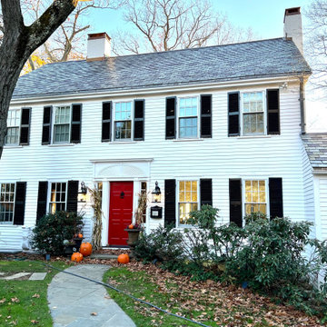 1930s New England Colonial: Exterior, Entry, Front Hall