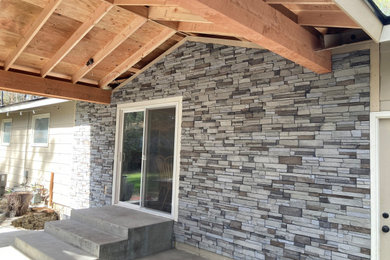 Patio area Stone project