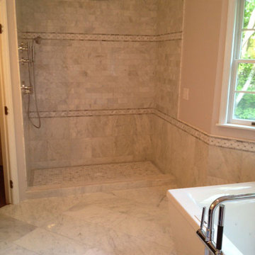 Project White Carrara Bathroom