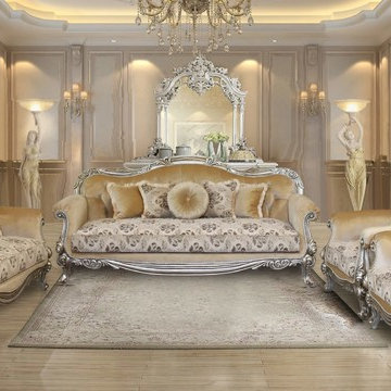 Serena Luxury Sofa Set ( 100% Hand Made - Mahogany Wood Solid )