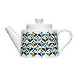 Retro Print Teapot - Teapots