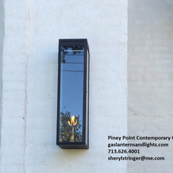 Sheryl's Piney Point Contemporary Gas Lantern