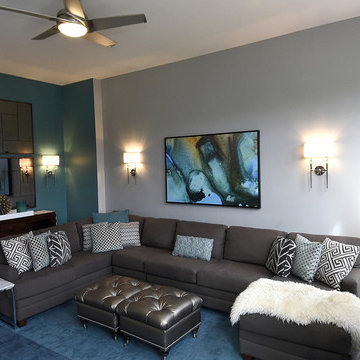 Transitional Coastal Dining Room - Columbia