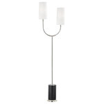 Hudson Valley Lighting - Hudson Valley Lighting L1407-PN Vesper - Two Light Floor Lamp - Vesper 2 Light Floor Lamp - Aged Brass/Black FinisVesper Two Light Flo Polished Nickel/BlacUL: Suitable for damp locations Energy Star Qualified: n/a ADA Certified: n/a  *Number of Lights: Lamp: 2-*Wattage:40w E26 Medium Base bulb(s) *Bulb Included:No *Bulb Type:E26 Medium Base *Finish Type:Polished Nickel/Black
