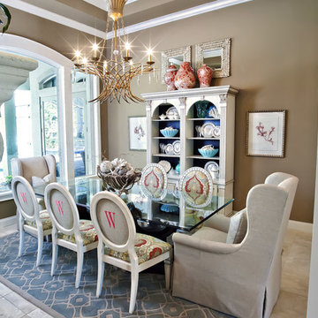 Trendy, Timeless, Transitional Dining Room