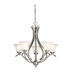 Dover Chandelier 5-Light, Brushed Nickel