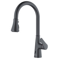 Karran Touchless One-Handle Triple Function Sprayer Faucet, Gunmetal Grey
