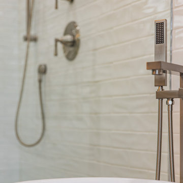 Contemporary Bathroom Remodeling Project - Ashburn