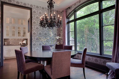 Minimalist dining room photo in Austin