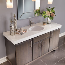 Quarters bathroom vanities