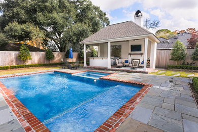 Minimalist pool photo in New Orleans
