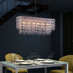 Zuo Jet Stream Ceiling Lamp Clear - SKU: 50152 - Pendant Lighting