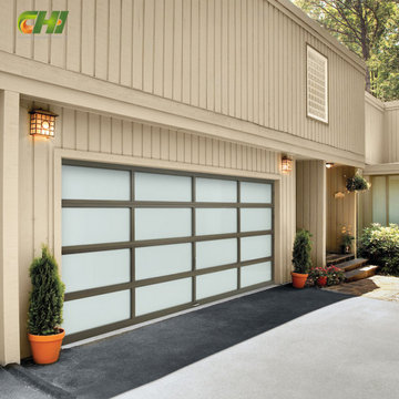Custom Manufacturing Aluminum and Glass Garage Door Manufacturer for Wholesale B
