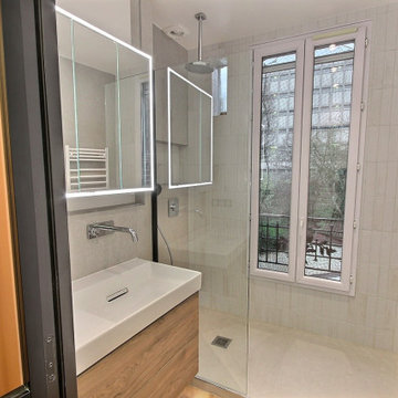 Rénovation d'une salle de douche et WC à Montreuil