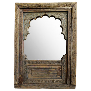 Antique Rajasthan Window Mirror