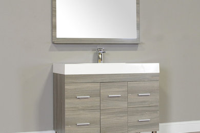 Alya Bath AT-8041-G 39" Single Modern Bathroom Vanity | GRAY