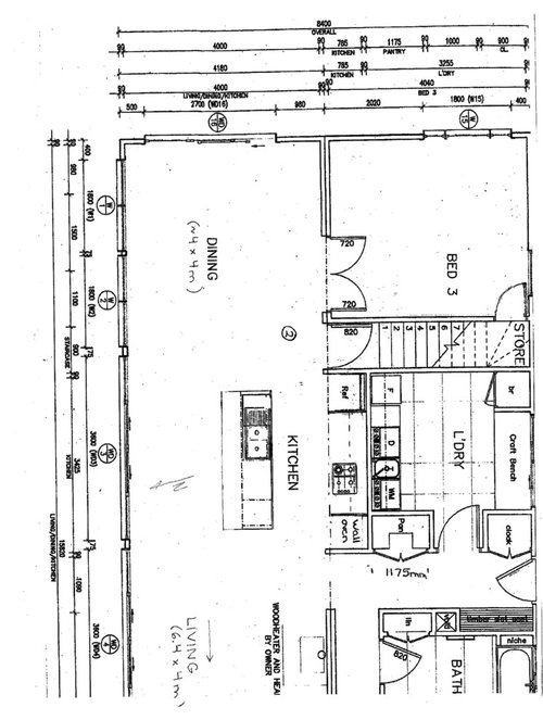 Adding island to one wall kitchen how big should the island be?