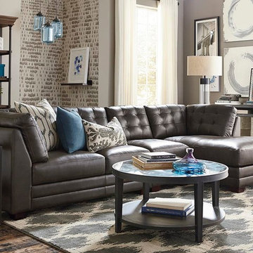 Affinity Right Chaise Sectional by Bassett Furniture