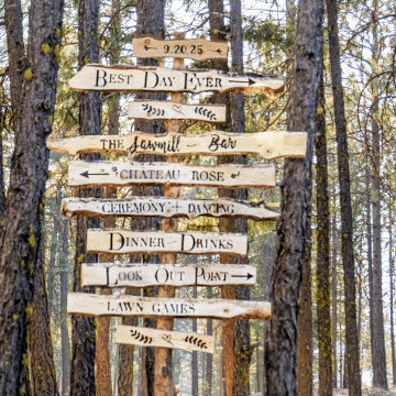 Wedding Design in the Forests of Chelan, WA
