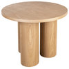 Balmain Round Wood Accent Entry Table