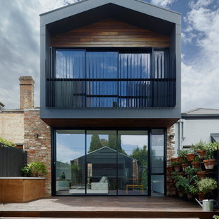 Moderne Häuser mit Faserzement-Fassade Ideen, Design & Bilder - Oktober