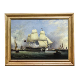 Print of Ships in a Harbor - Fine Art Prints