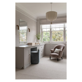 Bedroom and dressing room, London - Transitional - Bedroom - London ...
